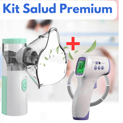 Kit Salud Premium: Nebulizador Ultrasónico + Termómetro Infrarrojo