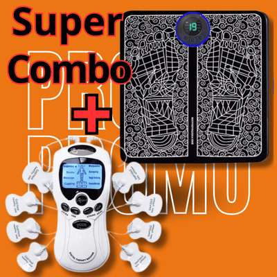 Combo Terapia pasiva 8 elec+ tapete EMS