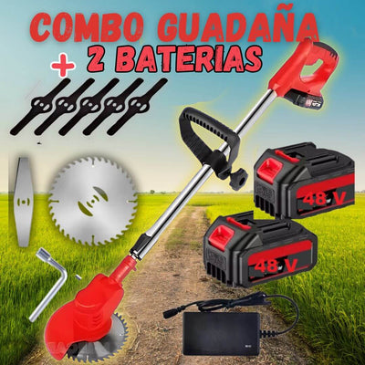 Guadaña Electrica Completa + accesorios 2 BATERIAS