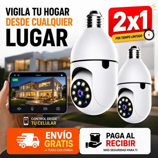 Camara Bombillo Combo 2 Unidades
