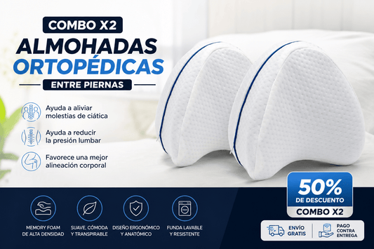 combo almohada entre pierna x 2