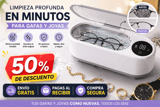 LIMPIADOR ULTRASONICO PARA JOYAS Y GAFAS